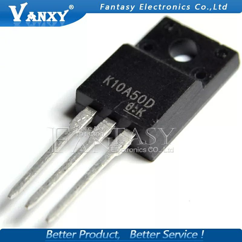 K10A50D TK10A50D TO-220F K10A50D TK10A50 TO220F 500V 10A 10A50 Baru Asli