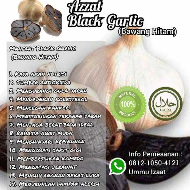 

Azzat Bawang hitam kating