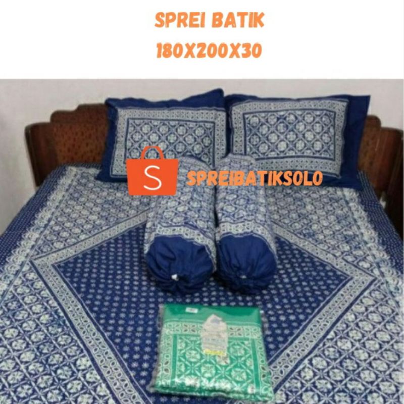 SPREI BATIK CAP ASLI SOLO 120 160 180 200 TINGGI 30CM