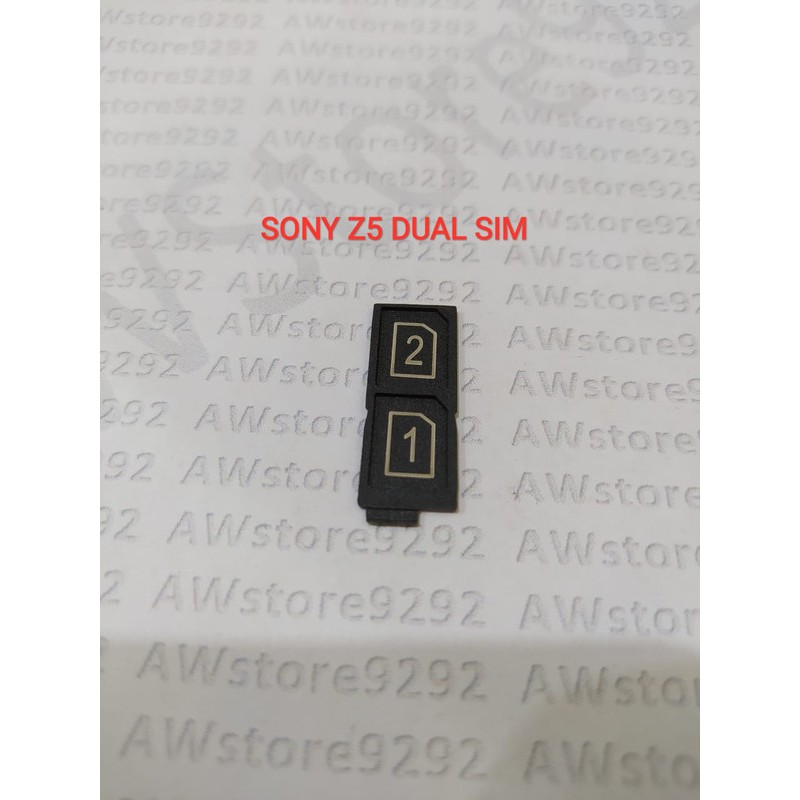 Slot Tempat Dudukan Kartu Simcard Sim card Lock Simtray Sim Tray Sony Xperia Z5 Dual Sim