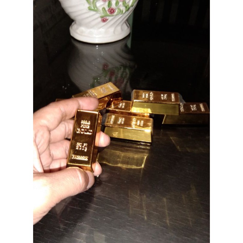 Magnet Kulkas Berbentuk Emas Shopee Indonesia