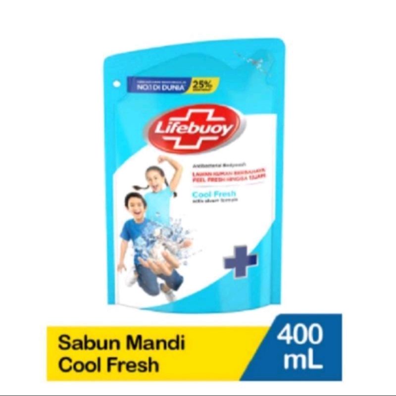 LIFEBUOY Sabun Mandi ANTIBACTERIAL BODY WASH - SABUN CAIR LIFEBUOY 400 ML / SABUN MANDI LIFEBUOY / Lifebouy refill cair total 10 / Sabun mandi Anti Septik