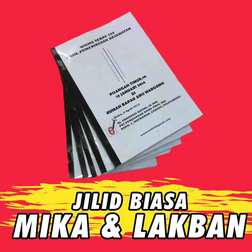 JASA PRINT CETAK [JILID] KERTAS A4 BINDER B5 A5 F4 LEGAL DOKUMEN STICKER MURAH WARNA ANTI LUNTUR F4