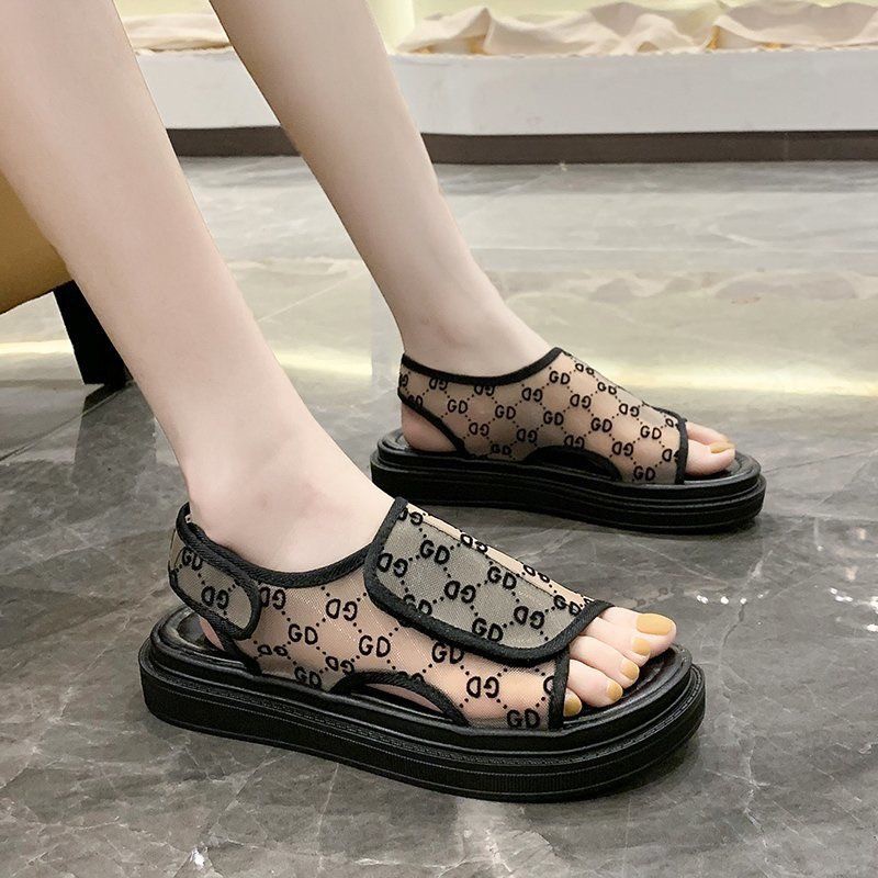 Sepatu Sandal Wanita Tinggi Sandals Cewek Slip Slingback Bukaan Atas Korean Style Elegant dan Terbaru 2022