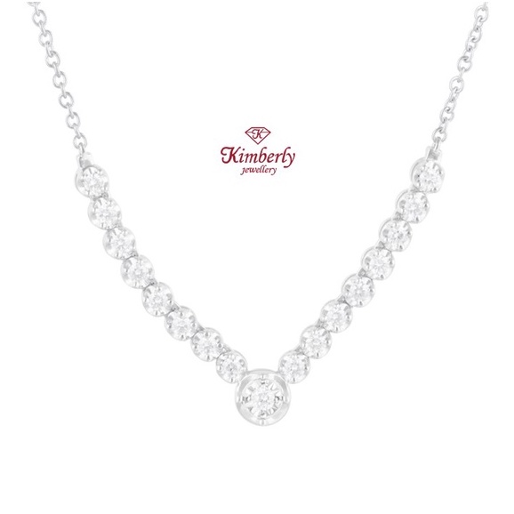 Kalung Berlian Solitaire / Koye Berlian KNK603546 - Kimberly Jewellery