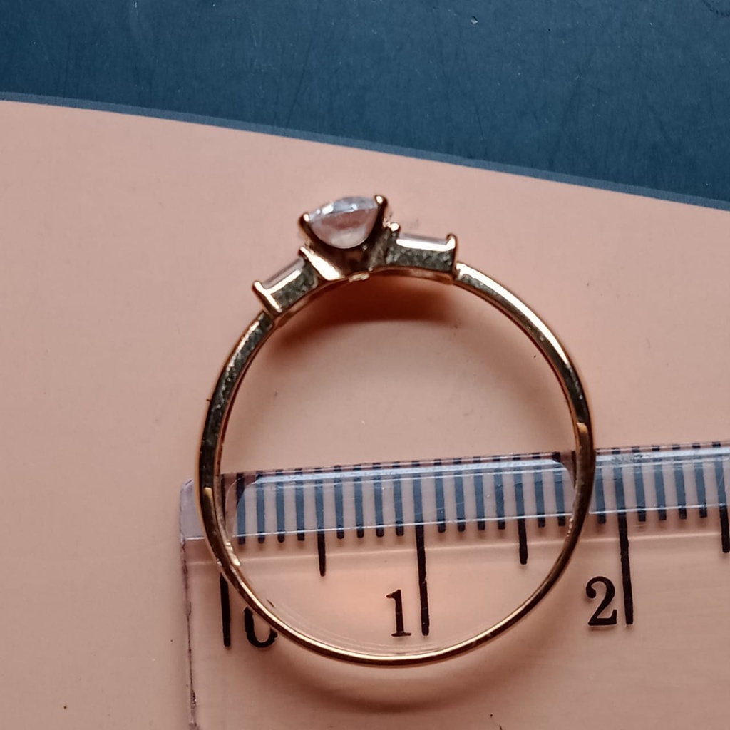 Cincin Emas 17K - 1.55 gr Kadar 750 - 98