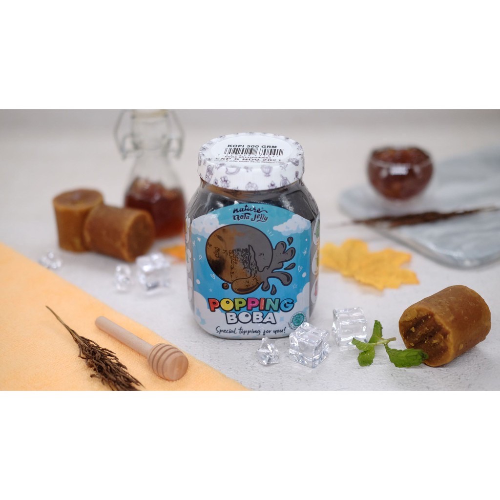 

POPPING BOBA RASA BROWN SUGAR 500 GRM / TOPPING MINUMAN TERMURAH DAN KEKINIAN