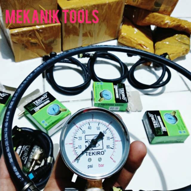 Fuelpump Tester Pressure Gauge Alat tekanan pompa bahan bakar