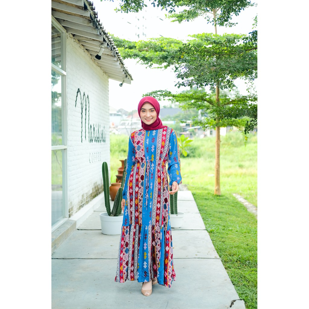 MADINA NAVY   Gamis Baneska
