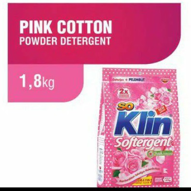 Soklin detergent bubuk 1,8 kg