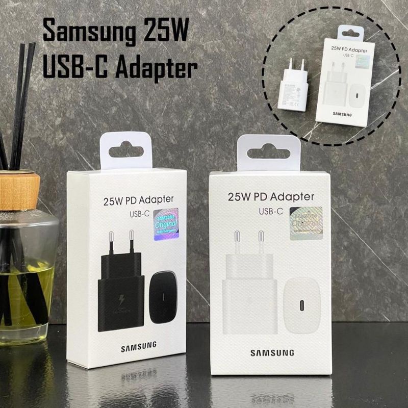 Kepala Charger/Adapter Charger Samsung Usb C Fast Charging 25W A51 A71 A70 A80 NOTE 10 By Samsung-2
