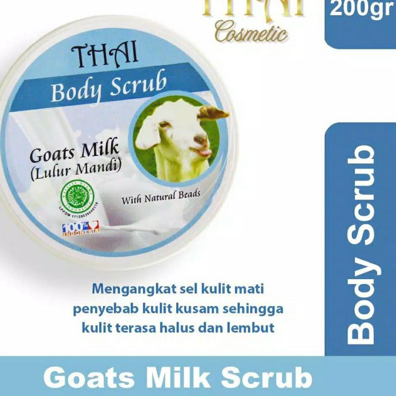 THAI BODY SCRUB GOATS MILK 200gr