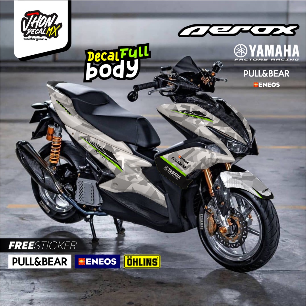 Decal Aerox 155 Full Body Keren Minimalis By JhonDecal