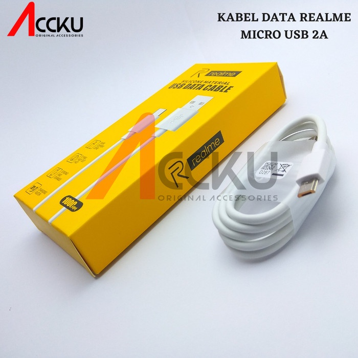 KABEL DATA REALME MICRO USB KABEL DATA MICRO USB REALME 2A KABEL DATA 2A REALME MICRO USB  REALME ORIGINAL