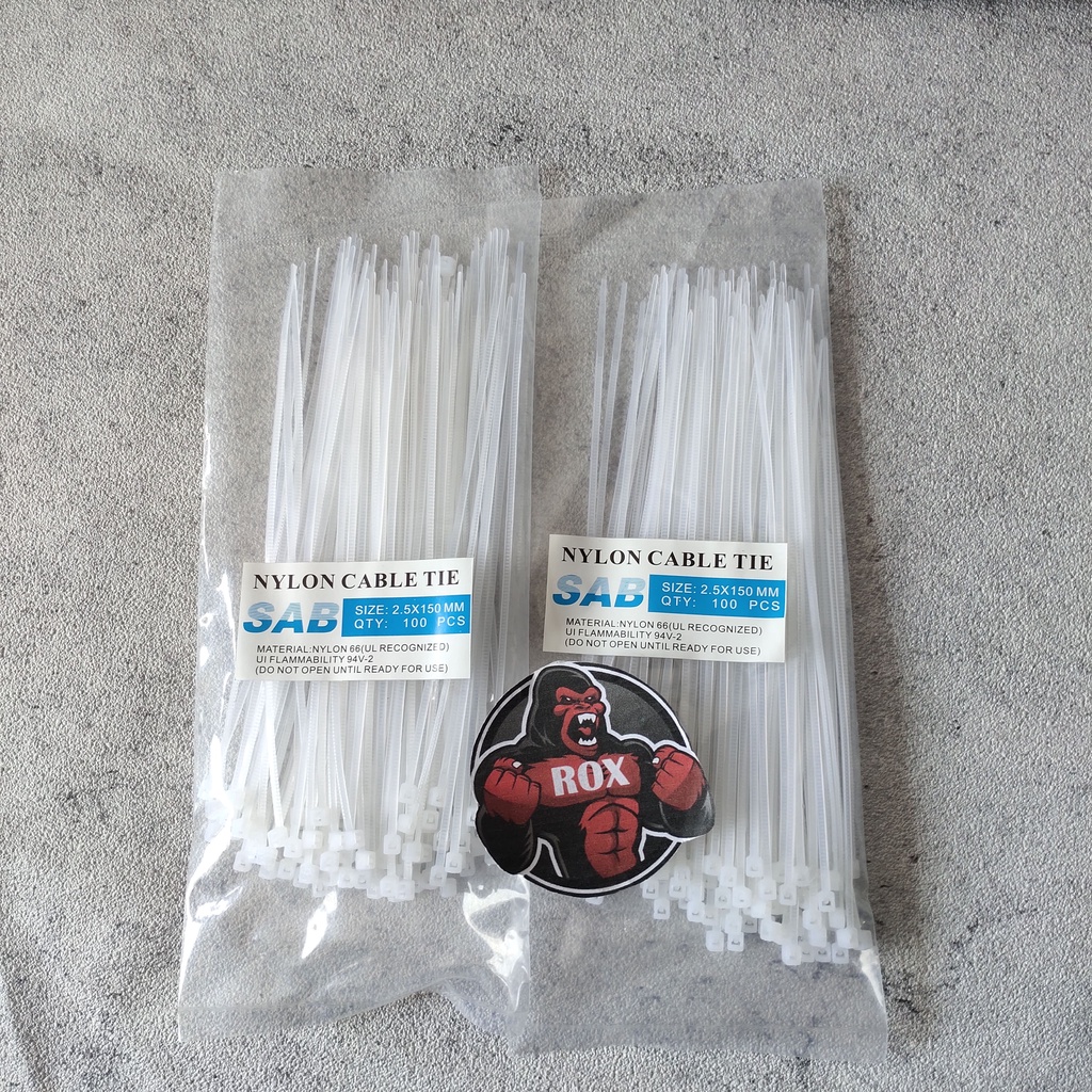 Kabel Ties Kabel Tis Cable Ties Tali Ties Pengikat Kabel 15 CM Isi 100 PCS