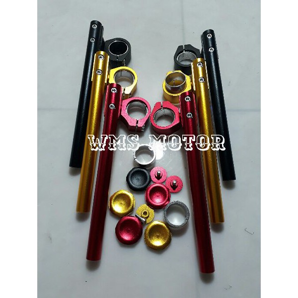 STANG JEPIT FULL CNC UKURAN 41-37 BYSON-BISON- NINJA 250- FI