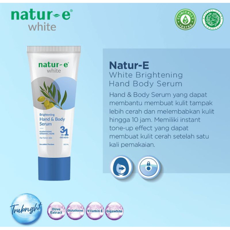 Natur-e White Brightening HandBody Serum 180ml
