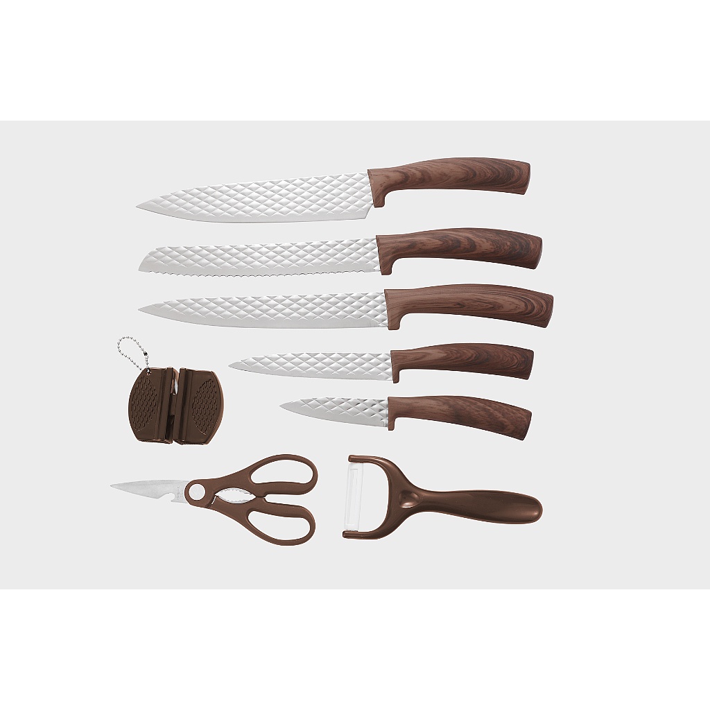 Idealife Perlengkapan Pisau Gunting Dapur Set - Professional Knife Set IL-163