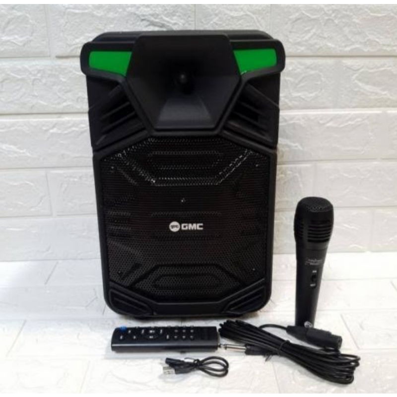 Speaker Bluetooth Portable GMC 897M Bonus Mic Dan Remot Super Bass BigSound /Salon Aktif Bluetooth
