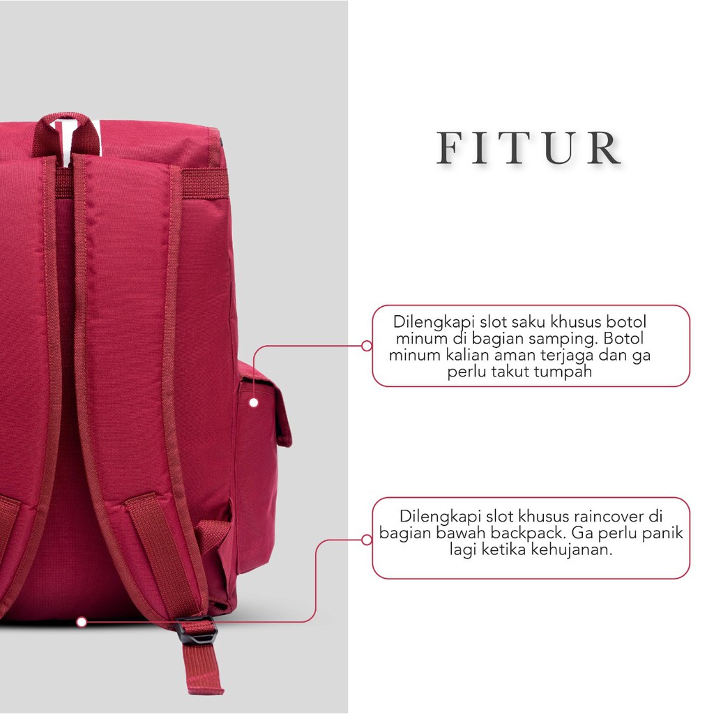 TAS RANSEL LAPTOP PRIA WANITA TAS PUNGGUNG PRIA BAKPACK SHAGA TAS KULIAH HEYLOOK