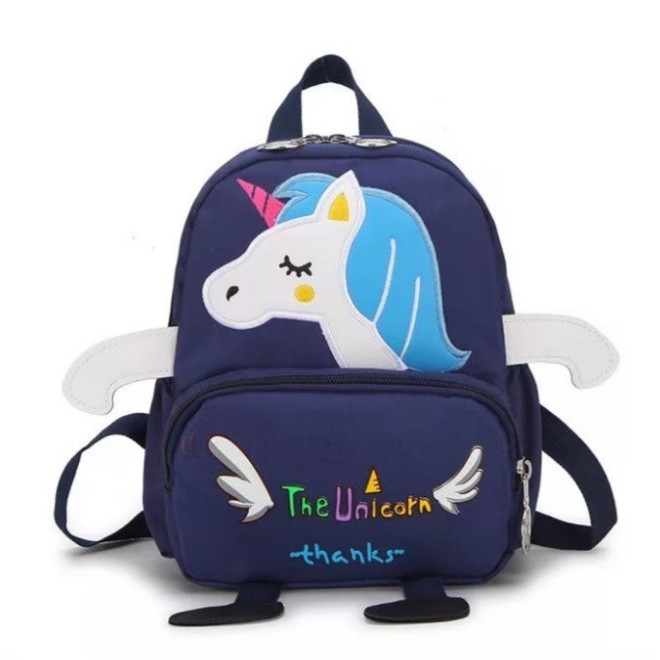 Tas Ransel Anak. Tas Sekolah Perempuan Karakter Kuda Unicorn