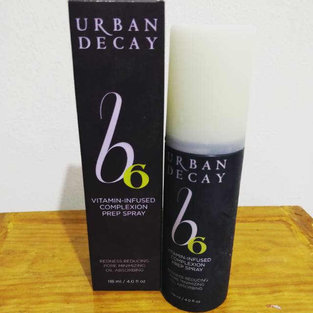 (REGULAR SIZE) Urban Decay B6 Vitamin-Infused Complexion Prep Spray 4 oz / 118 ml