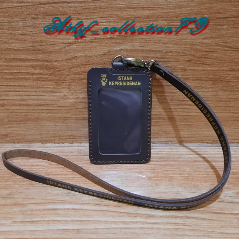 

Tempat Id Card Istana Kepresidenan Kulit Holder Id Card Kulit Istana Presiden Kalung