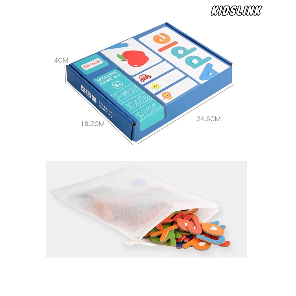 Mainan Edukasi Edukit Toys flashcard Belajar Bermain Abjad Angkat Kartu Flash Alfabet Numeric Puzzle