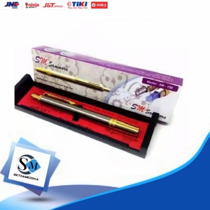 Lancing Device Samora Sm 158 / Pen Bekam Samora Gold Stainless Termurah
