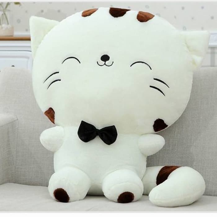 Boneka Kucing Putih 25cm Boneka Impor Boneka Lucu Boneka Bayi