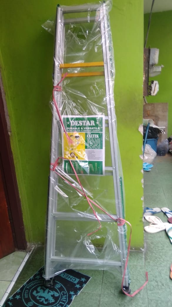 Tangga Lipat Alumunium 1.75m / Murah Awet Berkualitas