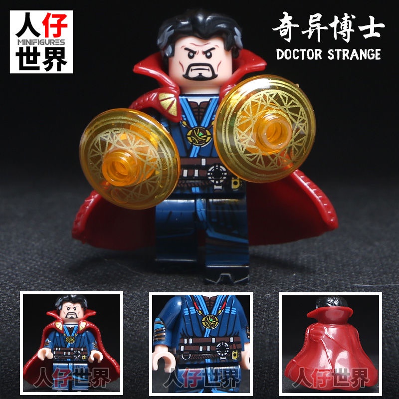 Doctor Strange Marvel Minifigures Iron Man Thor The Avengers Ant-Man Scarlet Witch Koleksi Angka Mini