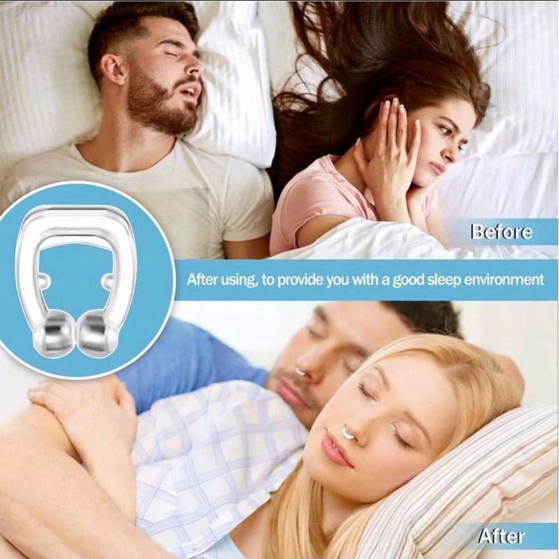 SNORE STOPPER MAGNETIK ALAT PENGHILANG NGOROK ANTI DENGKUR