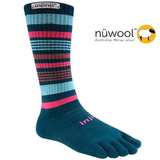 INJINJI Outdoor Midweight Crew NuWool -SIZE L - kaos kaki anti blister