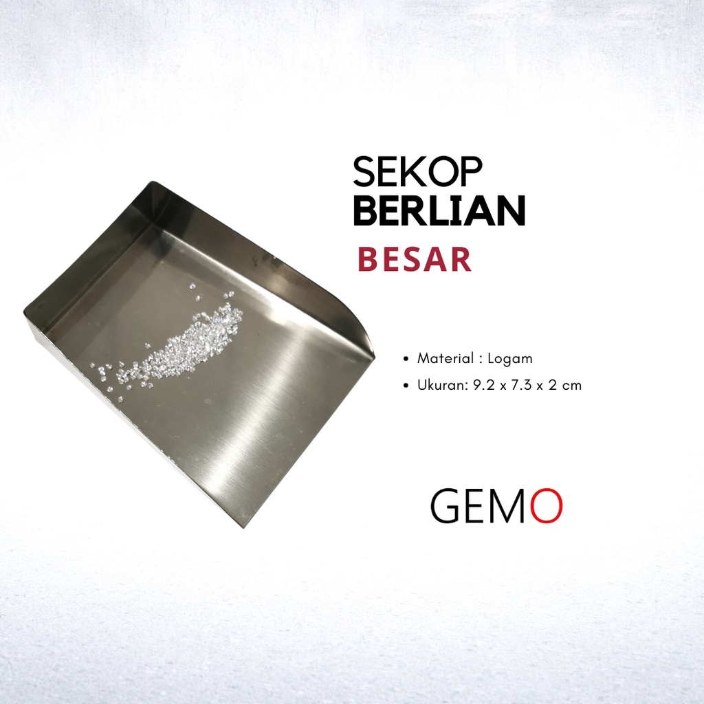 Sekop / Serok Berlian Intan Diamond Taburan cocok untuk Toko Perhiasan Emas Permata