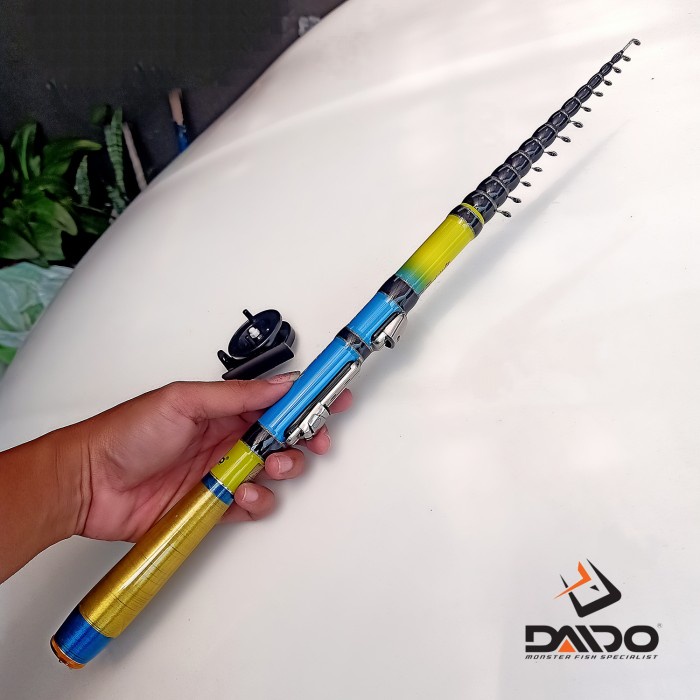 Joran Pancing Tegek kolong Carbon Daido Blue Moon 180 210 240 270 300 - 180cm