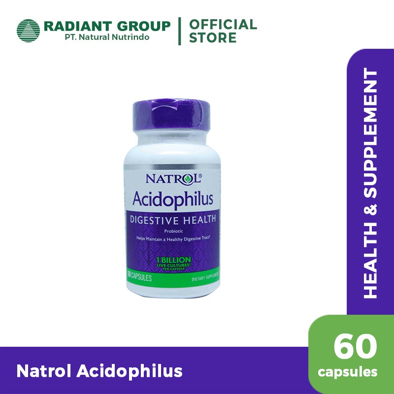 Natrol Acidophilus - 60 Capsules