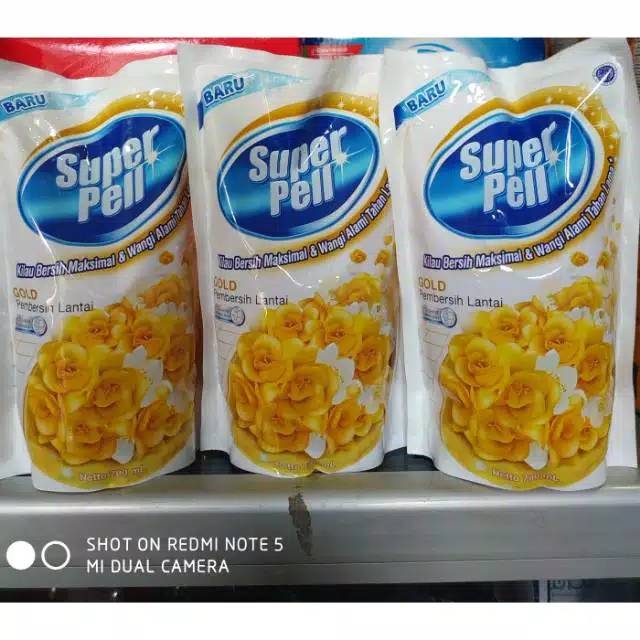 SUPER PELL GOLD PEMBERSIH LANTAI 780ML