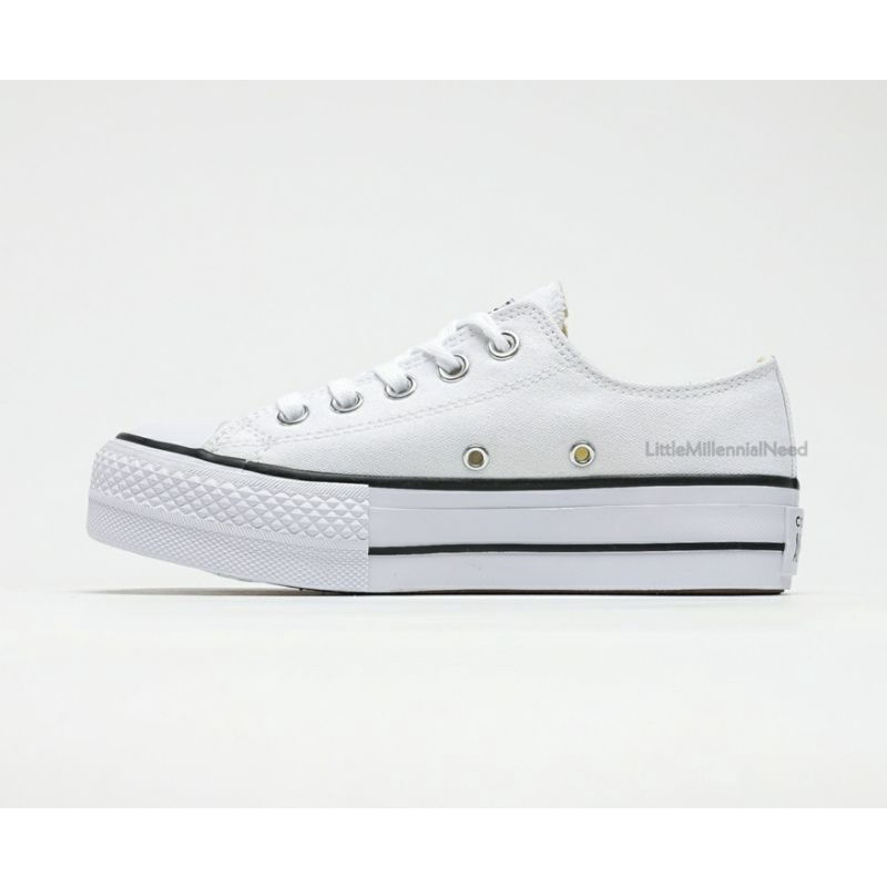 white platform boot converse