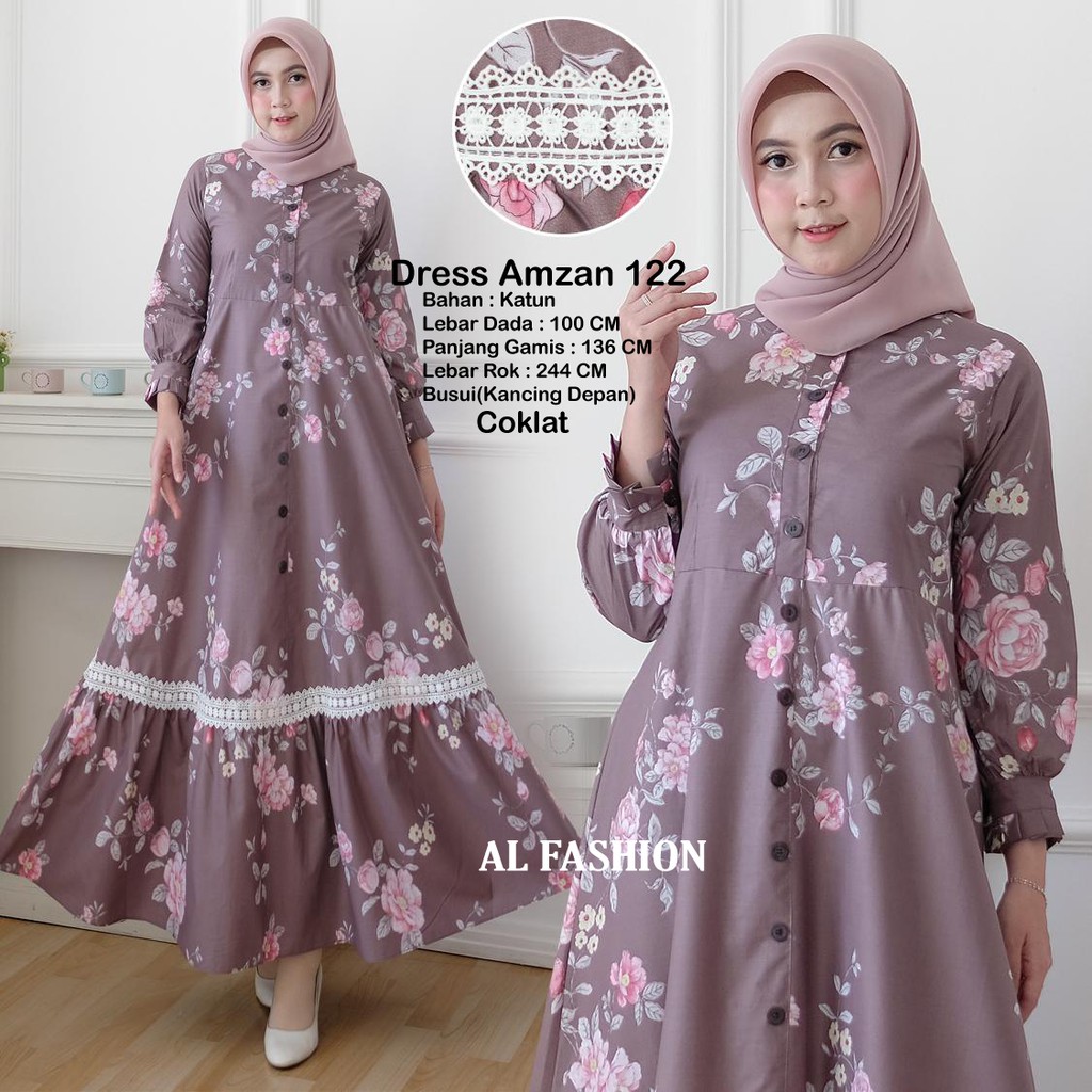 ABA agen baju GAMIS AMZAN ( DAPAT BAJU AJA )