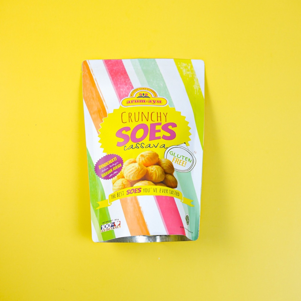 ARUM AYU CRUNCHY SOES 80 GR | CEMILAN KUE SUS KERING GLUTEN FREE