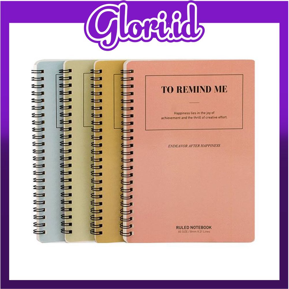 

GLORI.ID Buku Teks Dengan Ujung Bentuk Spiral A5 dan B5 60 Halaman S007 S008