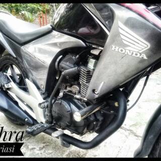 Engine guard megapro mono shok stainless ,stenlis ,untuk new megapro,verza