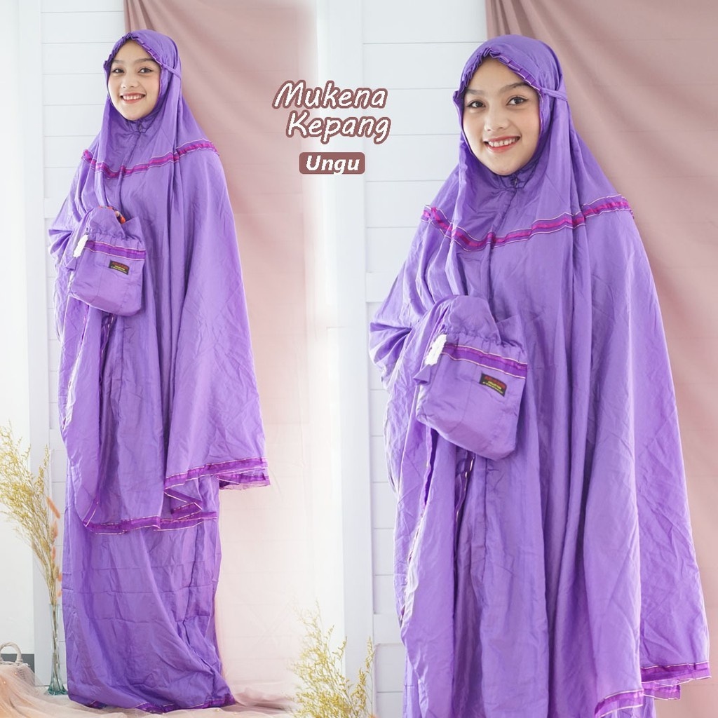 Mukena Parasut Pita WarnaTas Kepang Harga Grosir