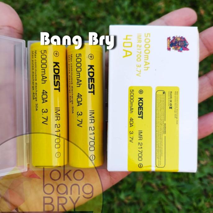 Authentic Kdest 5000Mah 40A 21700 - Battery - Baterai - Batre Ready