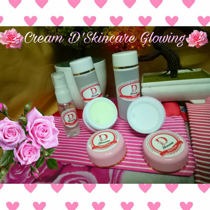 D'SKINCARE GLOWING // PAKET CREAM FARMASI PUTIH SEHAT GLOWING