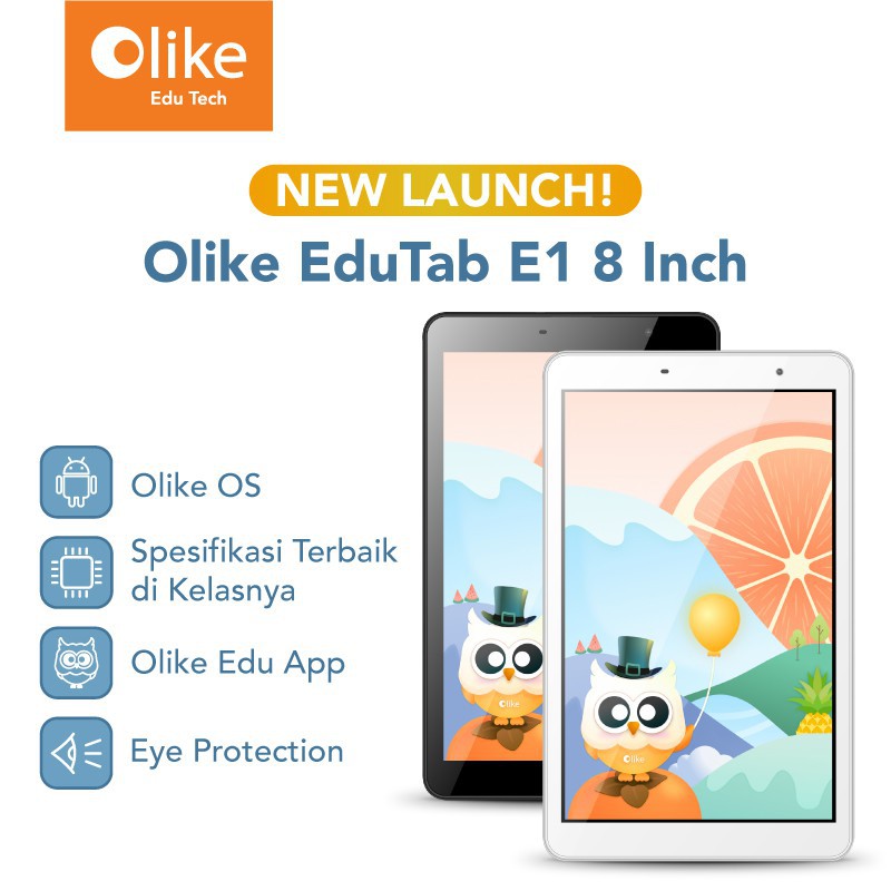 OLIKE EDUTAB E1 RAM 3/32GB GARANSI RESMI OLIKE TERMURAH