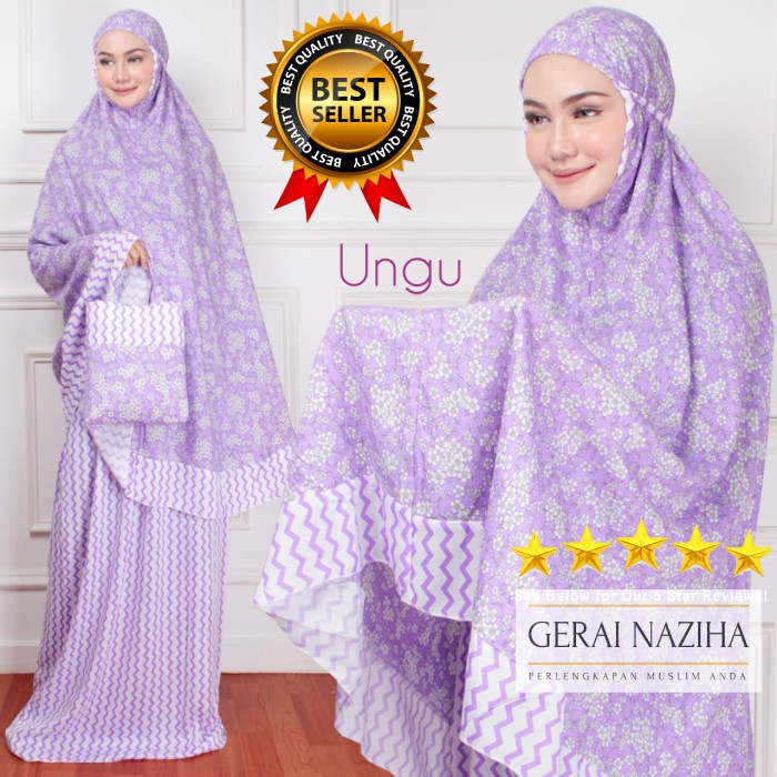 ✪Wow Murah Stok  Sajadah Polos Bulu Halus Grosir Murah - Sma TY465 Mukena Dewasa Katun Rayon Ba
