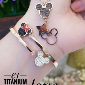 titanium Set perhiasan wanita AE4