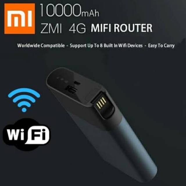 Xiaomi ZMI MF885 4G LTE MIFI Router / Portable Hotspot Powerbank 10.000 mAh hi